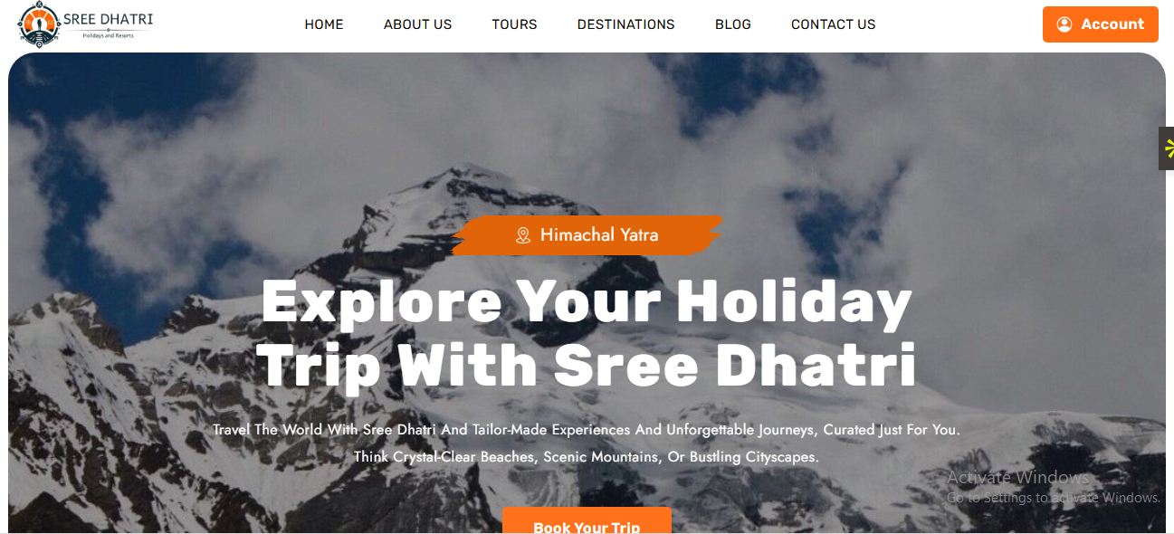 Travel website
